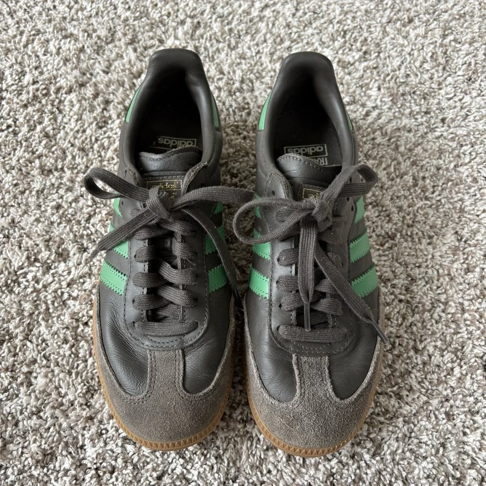 Adidas Samba Men's OG Shadow Olive Green Sneakers Size M6/W7.5